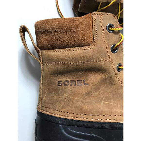 Sorel Men's 12 Waterproof Cheyanne II Lace-Up Cold Weather Duck Boots Winter - Picture 6 of 10